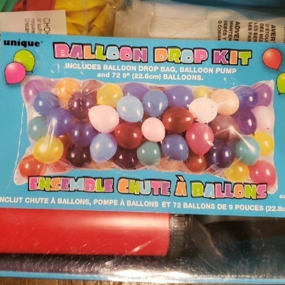 Balloon Drop Kit with Pump NIB